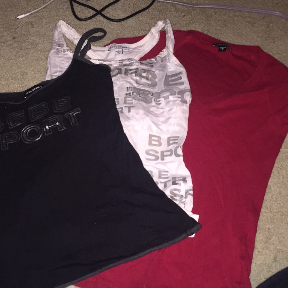 Bebe Sport V-neck, Tank top, cami Size XS